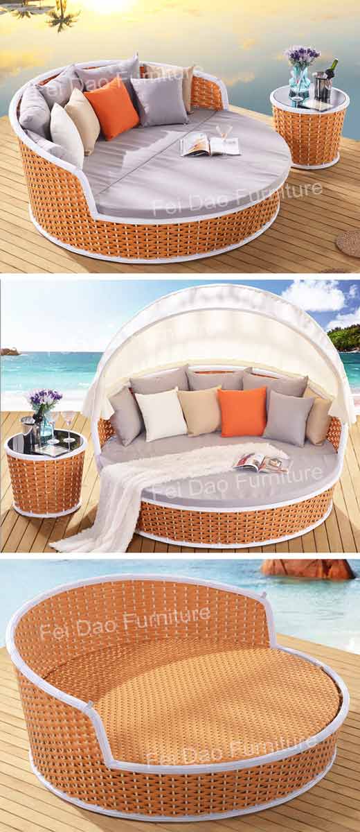 Daybed with canopy outdoor
