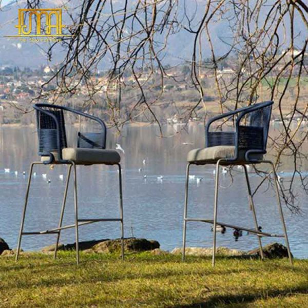 Plastic outdoor bar stools