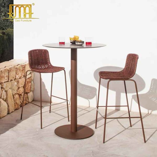 Counter height outdoor stool