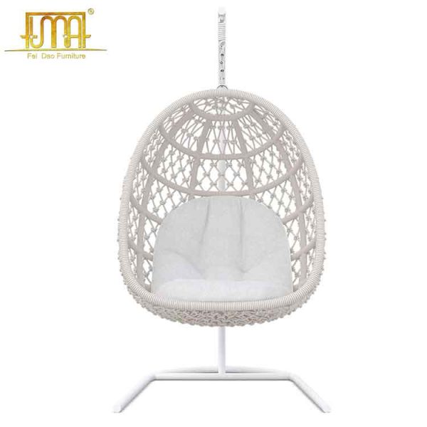 White hanging chair