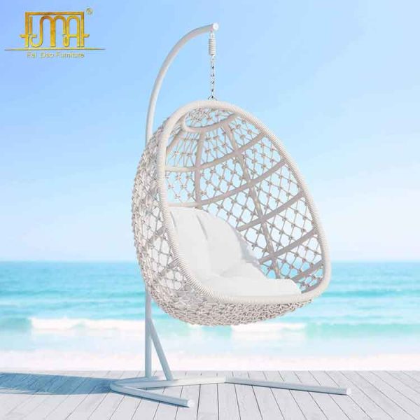 White hanging chair