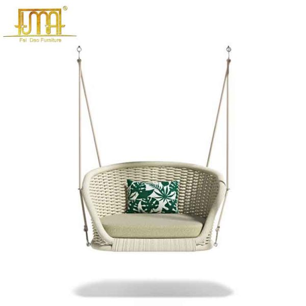 Hanging rope chair