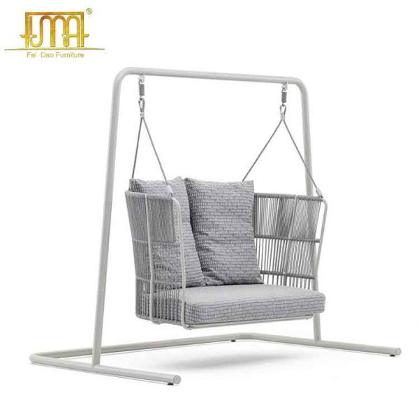 Hanging chair on stand