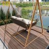 Swinging chair with stand