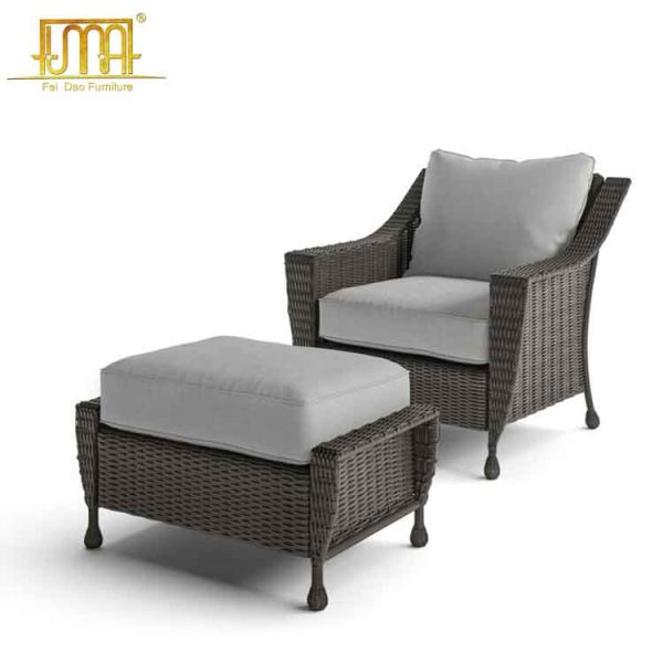 Chair and ottomans set