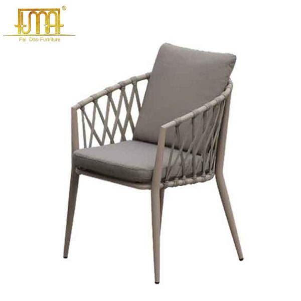 Rope dining chair outdoor