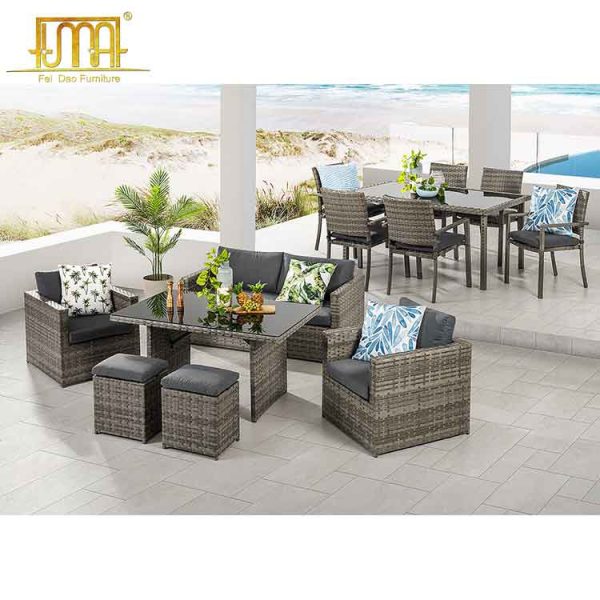 Outdoor Lounge Dining Setting