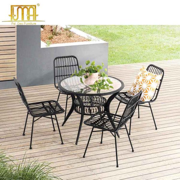 Aluminum patio dining set