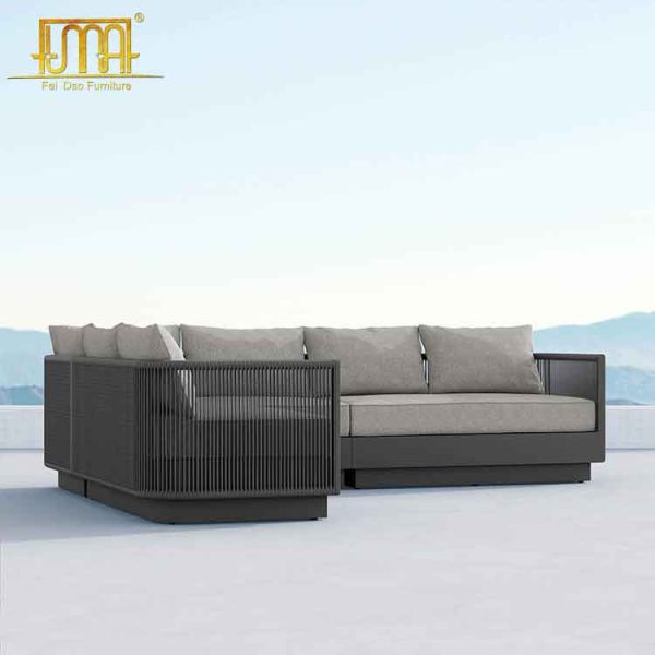 Sectional outdoor sofa