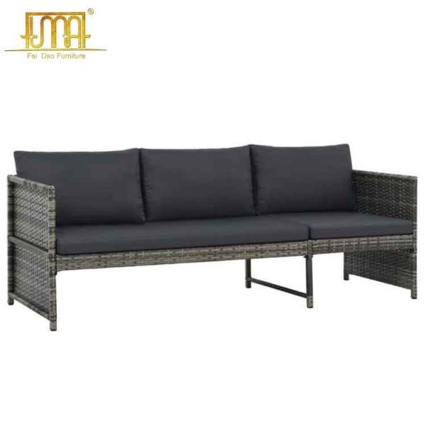 Rattan wicker sofa