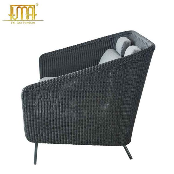 Outdoor wicker sofas