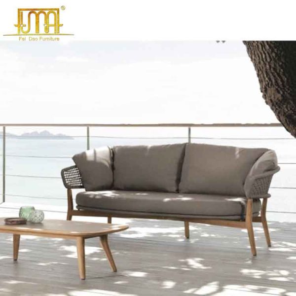 Teak classic sofa