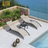 Aluminum sun lounger