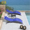 Aluminum sun lounger