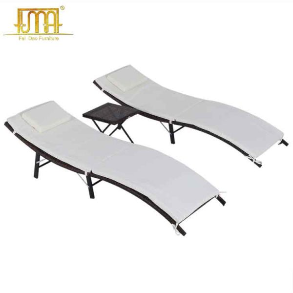 Outdoor sunlounger