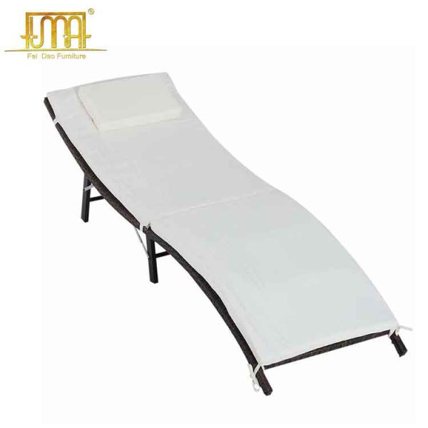 Outdoor sunlounger