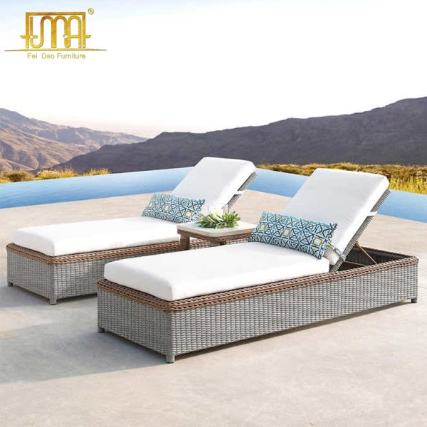 Outdoor furniture sun lounge