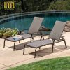Patio Recliner with Casters