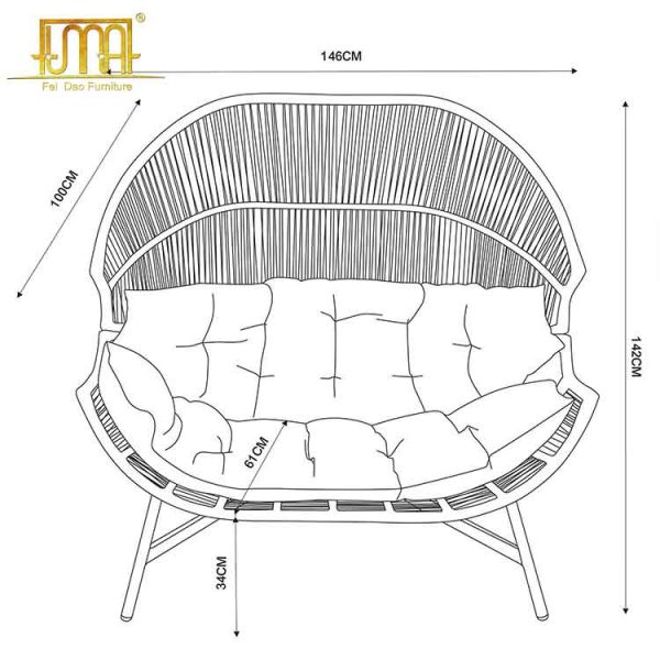 Cocoon chair outdoor