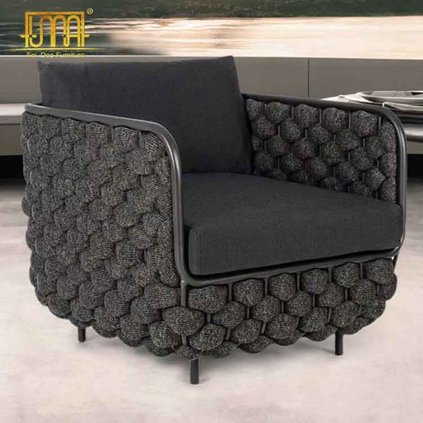 Outdoor patio sofa chair