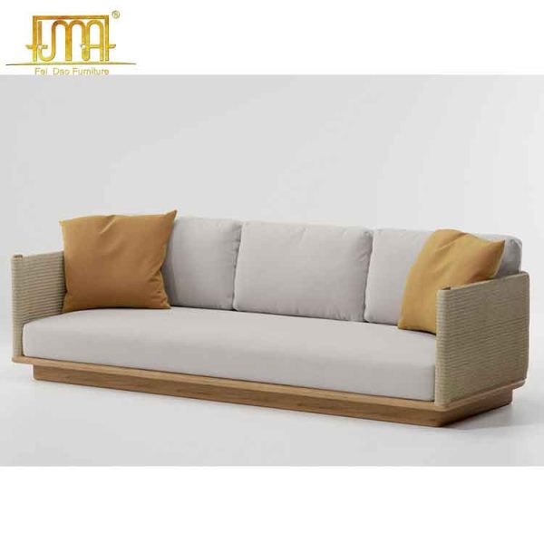 Mid century teak sofa