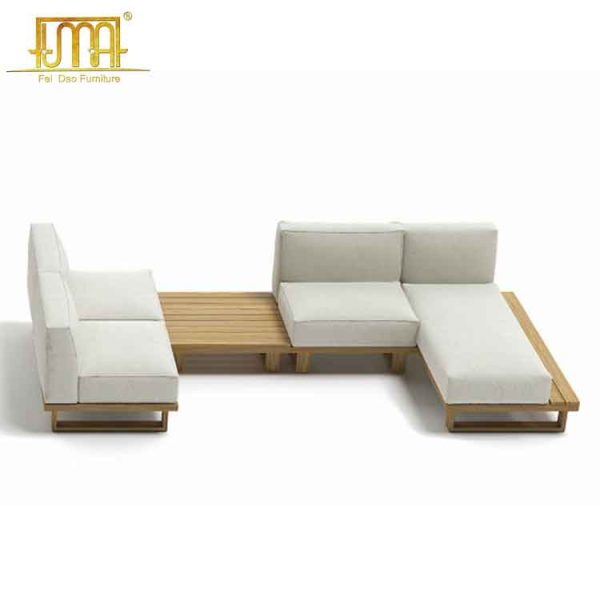 Teak wood sofa design