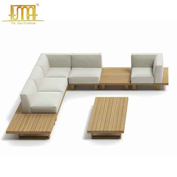 Teak wood sofa design