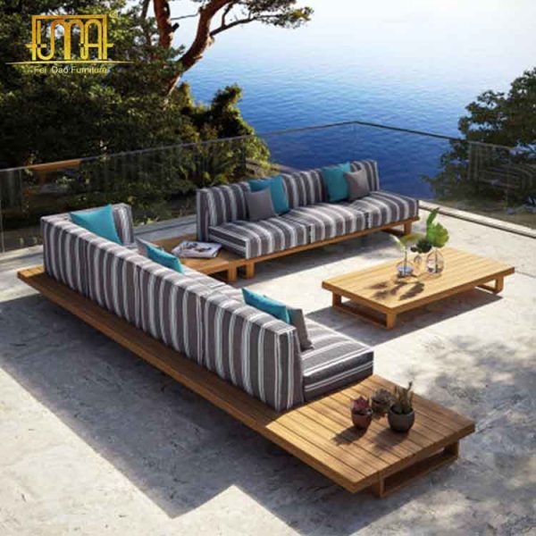 Teak wood sofa design