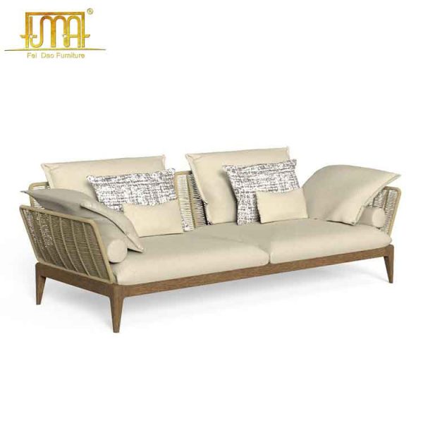 Teak garden sofa set