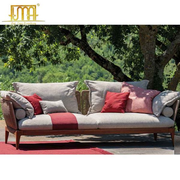 Teak garden sofa set