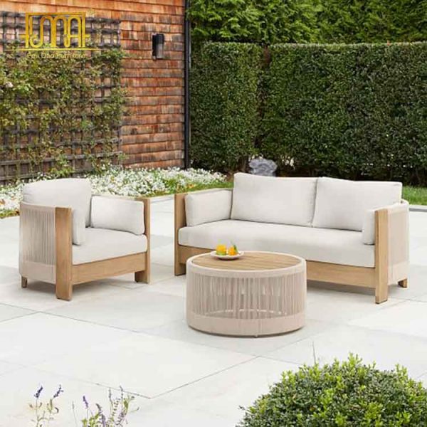 Teak outdoor sofa sets