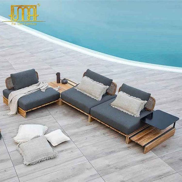 Teak Outdoor Sectional Sofas