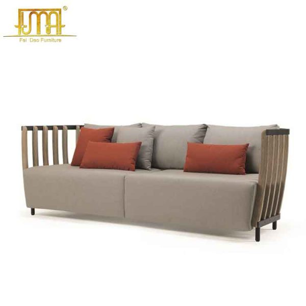 Teak modular sofa