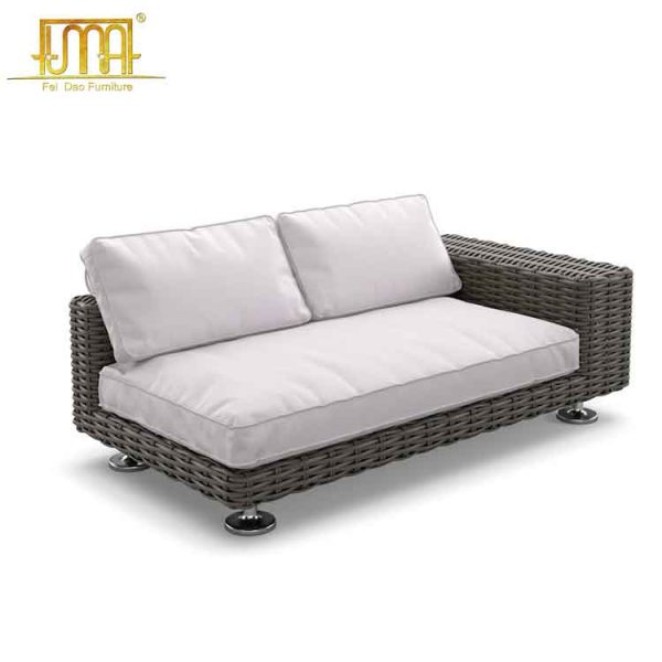 Thick wicker sofas