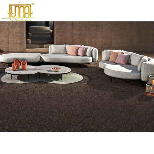 Aluminum patio furniture sofa