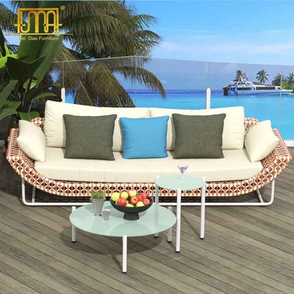 Rattan sofa cushions