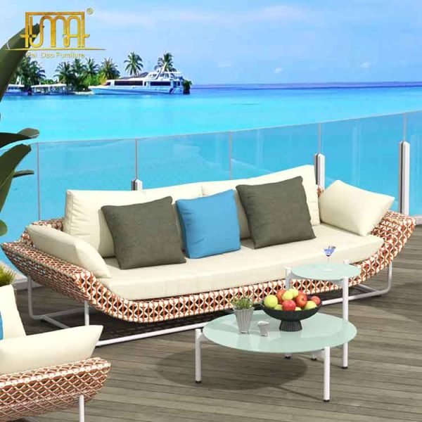 Rattan sofa cushions