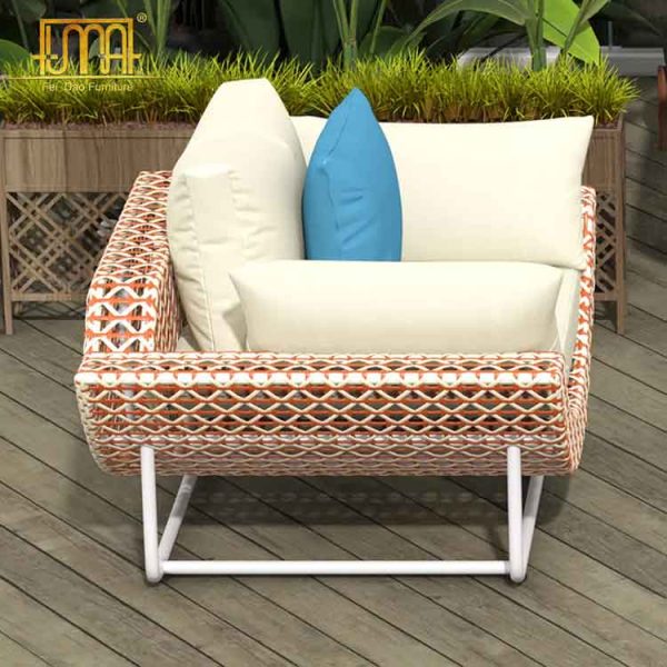 Rattan sofa cushions