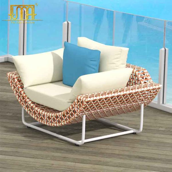 Outdoor modern sofa rattan