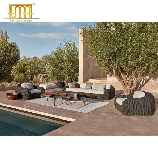 Outdoor Rope Sofa Set