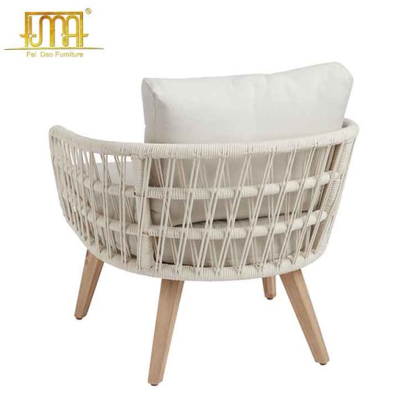 White outdoor sofa