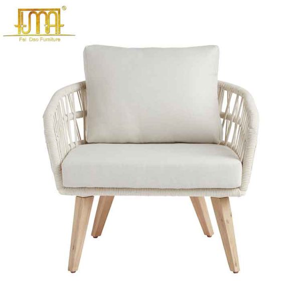 White outdoor sofa