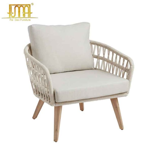 White outdoor sofa