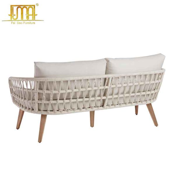 Wicker outdoor sofa set