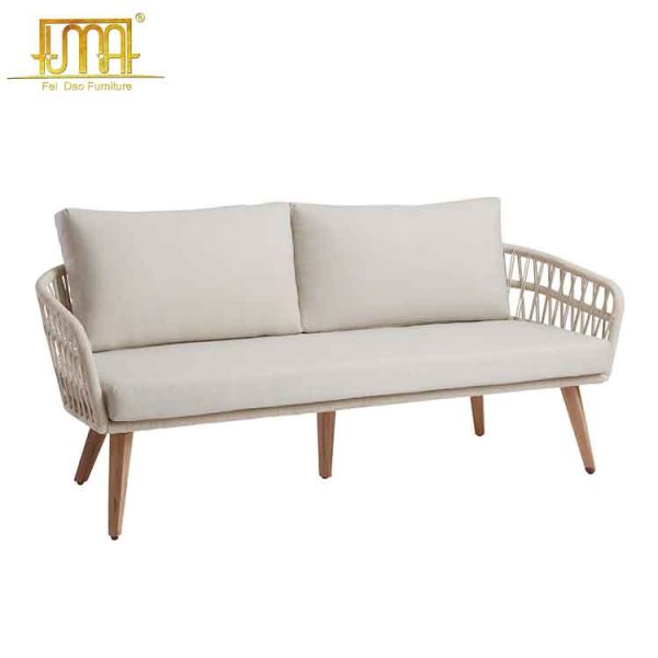 Wicker outdoor sofa set