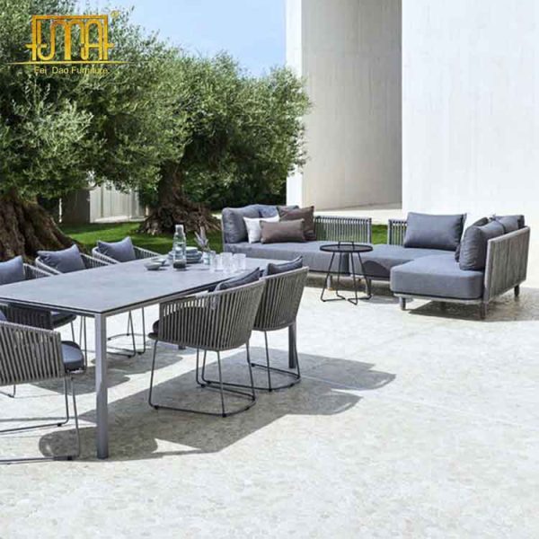 Outdoor patio furniture sofa