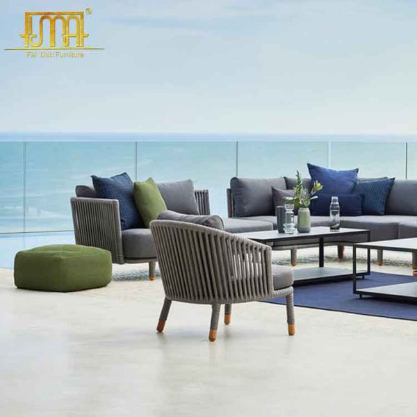 Outdoor patio furniture sofa