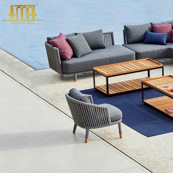 Outdoor patio furniture sofa