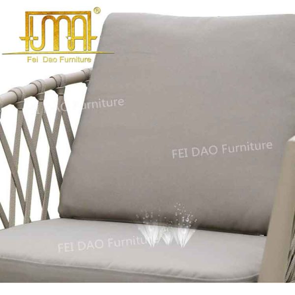 Rope dining chair outdoor