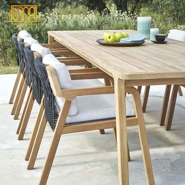 Hoff rectangular outdoor dining set